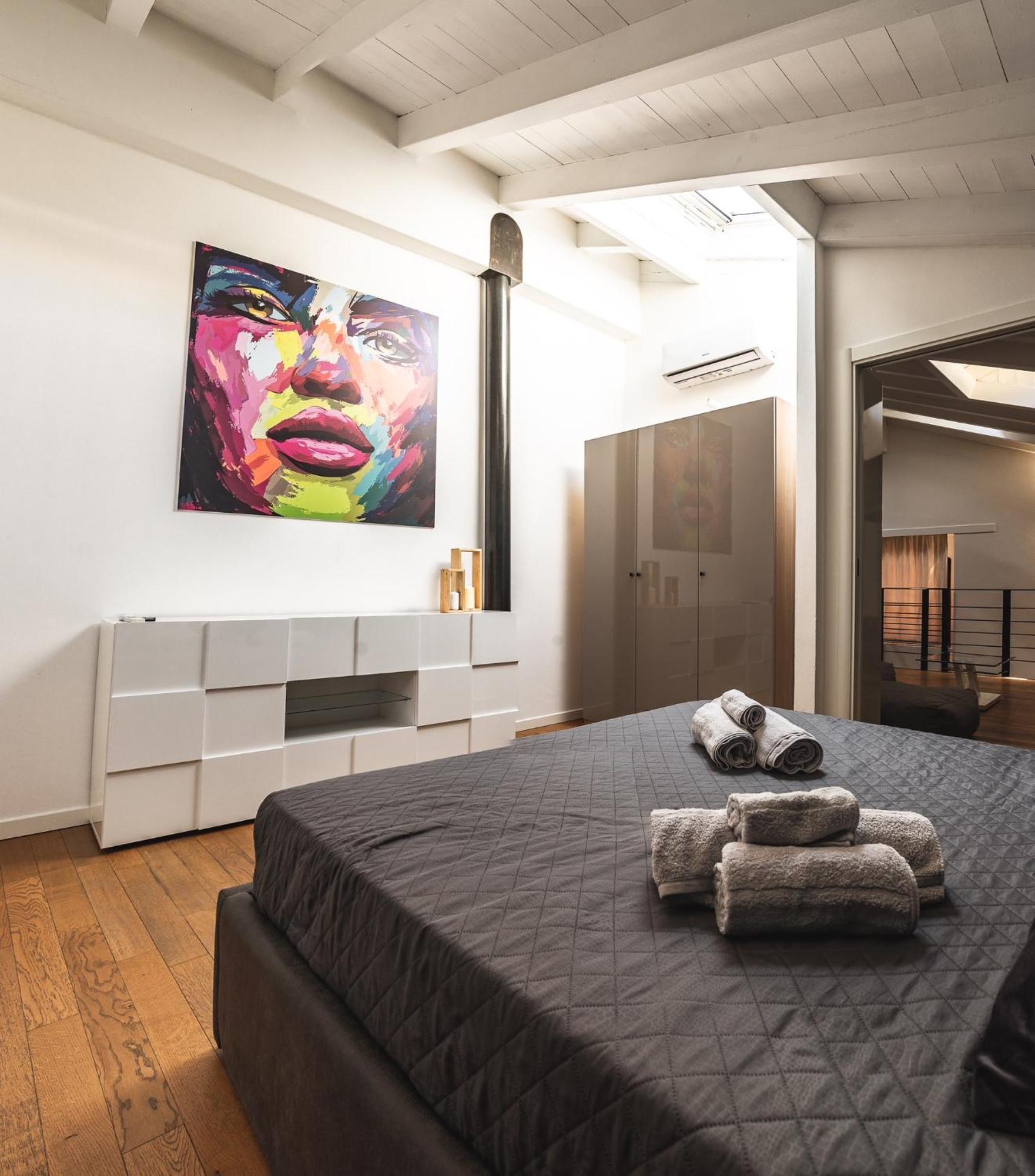 Luxury Industrial Apt Vicino Al Centro Con Garage Brescia Extérieur photo